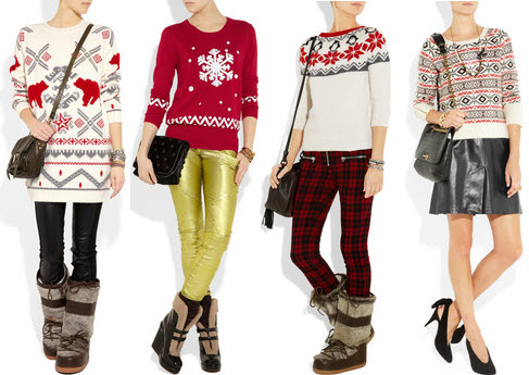 cute ugly sweater outfits